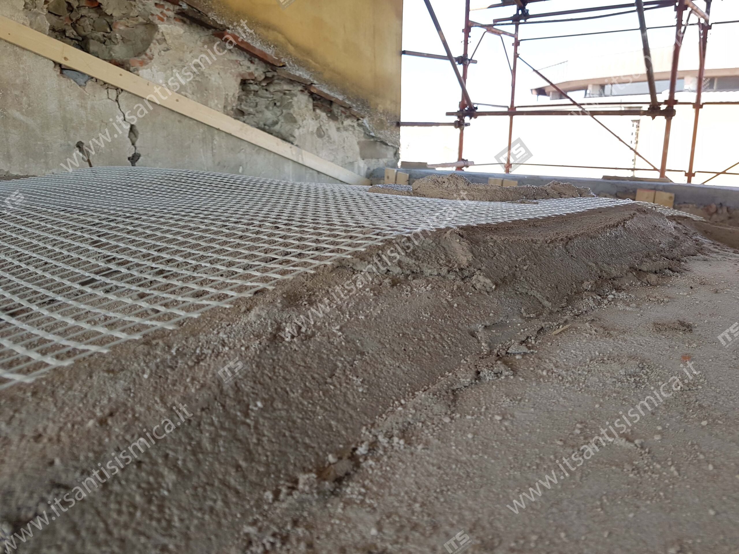 Consolidamento delle volte della chiesa e dell'oratorio di Agliana (PT) — fotografia di cantiere 16